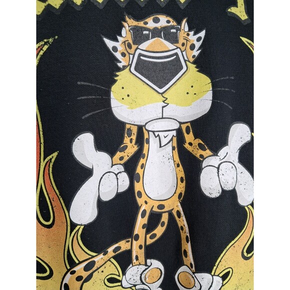 Cheetos Flamin’ Hot Sweatshirt Mad Engine Mens Large Black - Picture 8 of 13